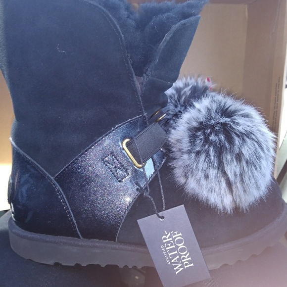 ugg isley patent waterproof boot